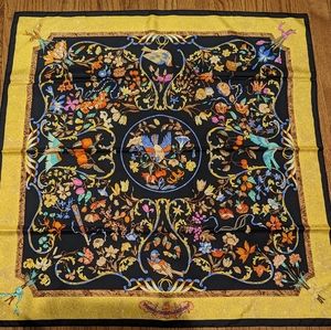 Hermes silk scarf 90